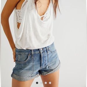 Free People Beginner’s Luck Slouch Shorts